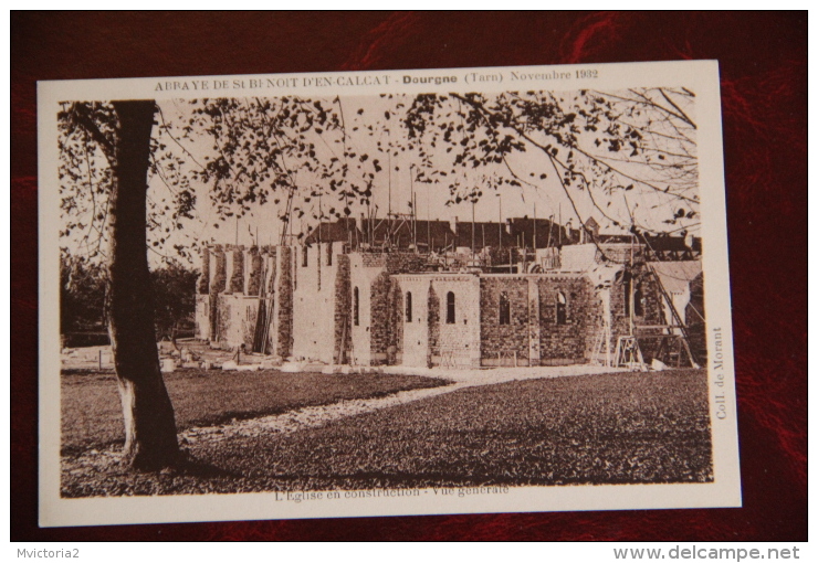 DOURGNE - Novembre 1932,L"Eglise En Construction, Vue Générale - Dourgne