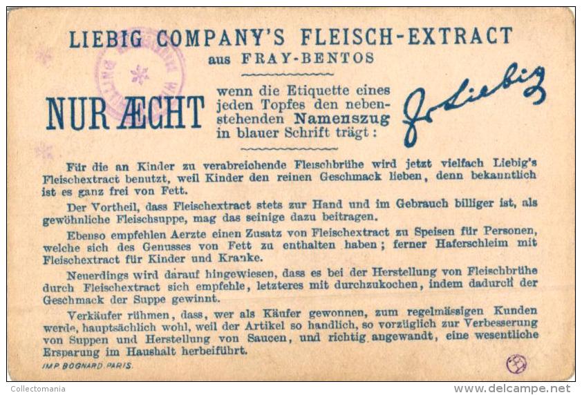 1 Karte Liebig Company Fleisch Extract S106, Arnold 46 - Engel I BILD06 Engel Rosa Und Blau, Topf Oben - Liebig