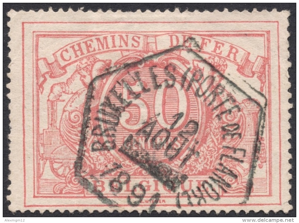 Belgium, 50 C. 1882, Sc # Q11, Mi # 11, Used. - Used