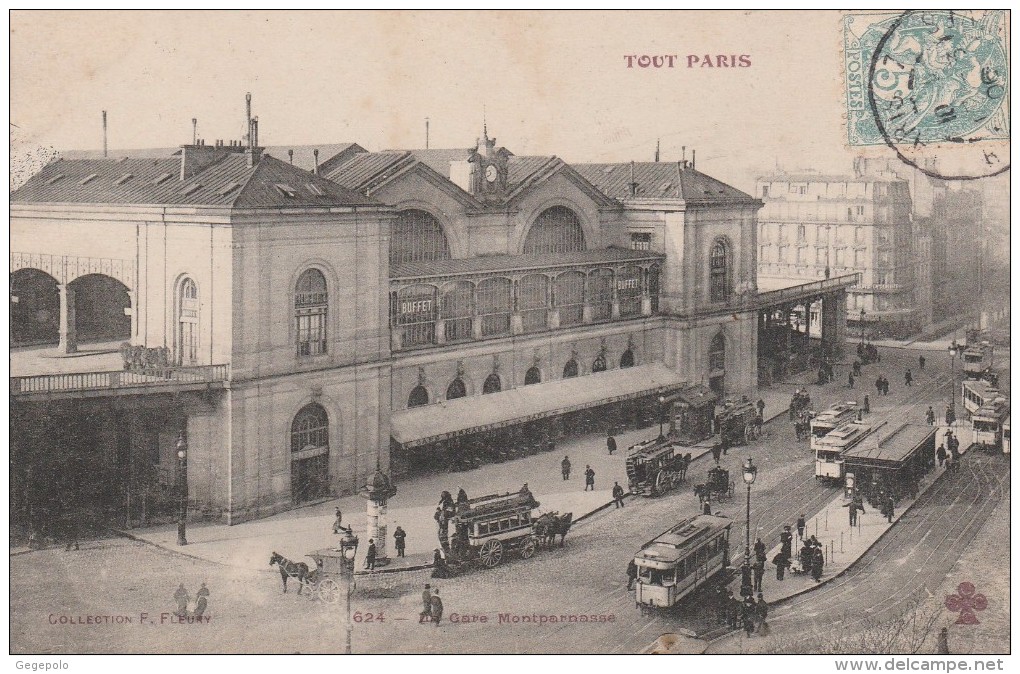 TOUT PARIS - Gare Montparnasse - Metro, Estaciones