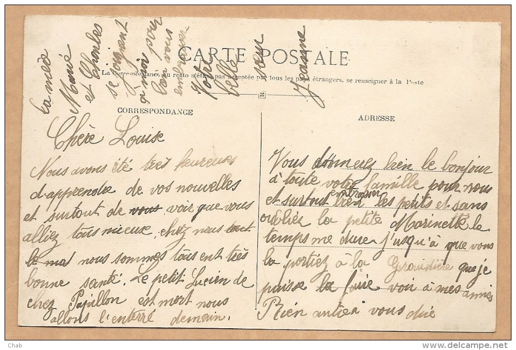 LA GIRAUDIERE (Rhône). -- Gare De Courzieu-Brussieu - Voyagée 1910 - TRAIN - GARE - La Giraudière - Autres & Non Classés