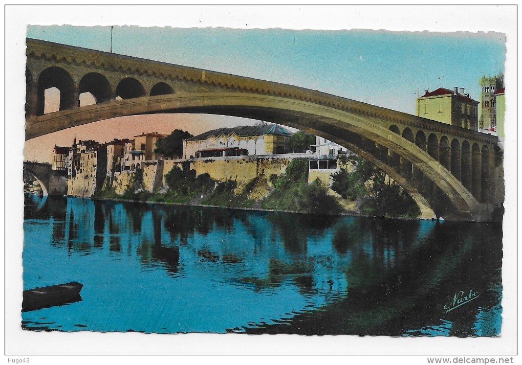 VILLENEUVE SUR LOT - N° 11 - LE PONT NEUF ET VIEILLES MAISONS SUR LE LOT - Ed. NARBO - CARTE FORMAT CPA NON VOYAGEE - Villeneuve Sur Lot