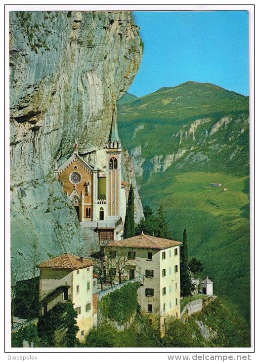 O860 Spiazzi (Verona) - Santuario Madonna Della Corona - Panorama / Viaggiata 1992 - Altri & Non Classificati