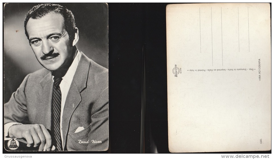 3466) DAVID NIVEN NON VIAGGIATA ATTORE ACTOR CINEMA ACTRESS DEAR FILM - Actores