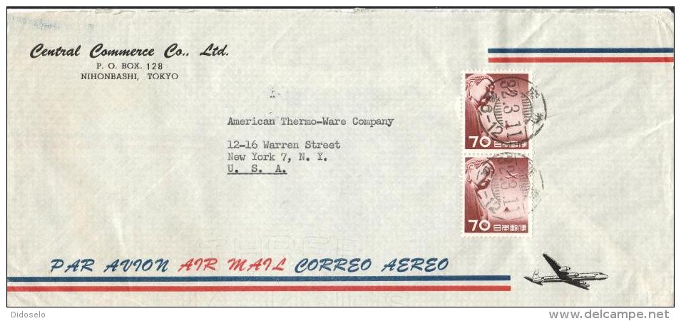 Japan Nice Air Mail Cover - Luftpost