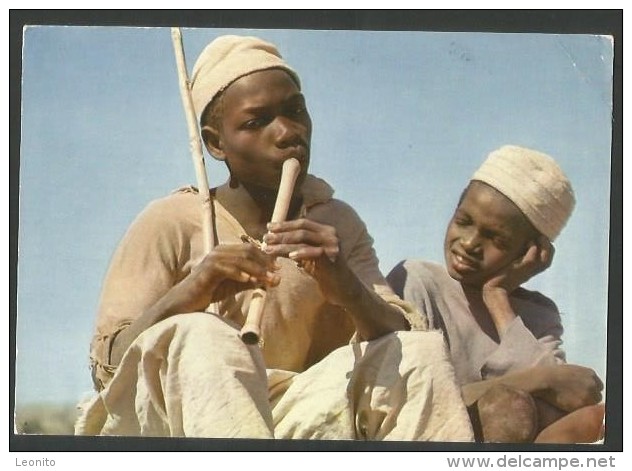 NIGERIA Cattle Boy With Flute 1970 - Nigeria