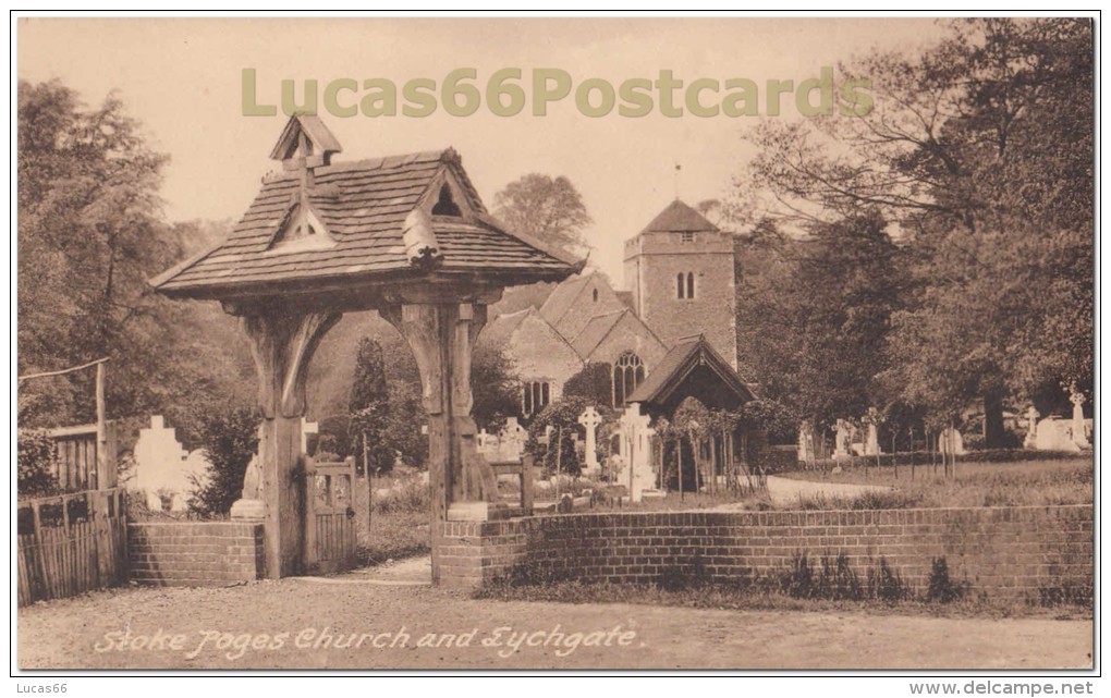 Stoke Poges Church And Lychgate - Stoke-on-Trent