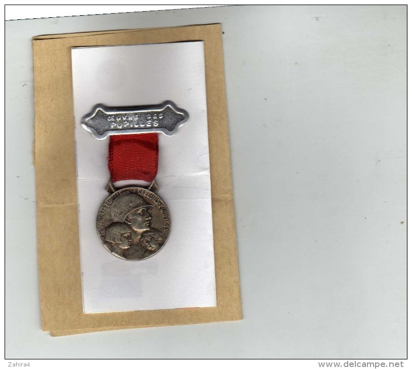 Médaille - Oeuvre Des Pupilles  - Oeuvre Des Pupilles Des Sapeurs Pompiers - Feuerwehr