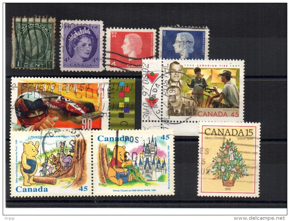 CANADA, KANADA  Old & Recent Used  Stamps - Collections