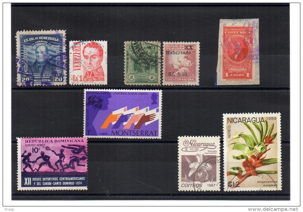 AMERICA SEVERAL COUNTRIES ( VENEZUELA, NICARAGUA  ETC.)  Old & Recent Used  Stamps - Autres - Amérique