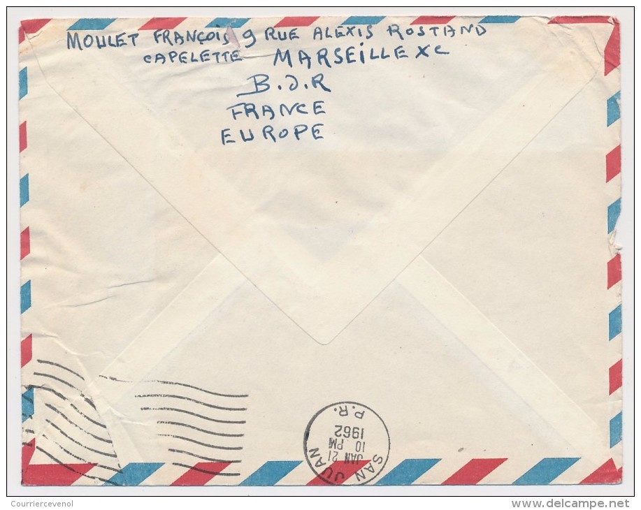 FRANCE - Première Liaison AVIANCA - PARIS SAN.JUAN BOGOTA Par Quadriréacteur 720B - 20 Janvier 1962 - First Flight Covers