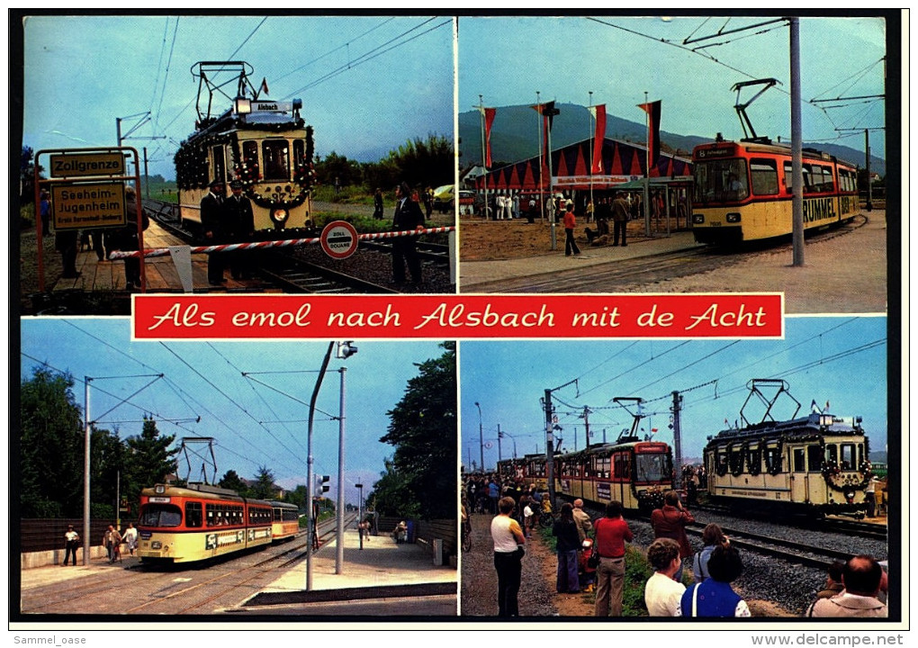 Alsbach A. D. Bergstrasse  -  Als Emol Nach Alsbach Mit De Acht  -  Ansichtskarten Ca. 1980    (5245) - Bensheim