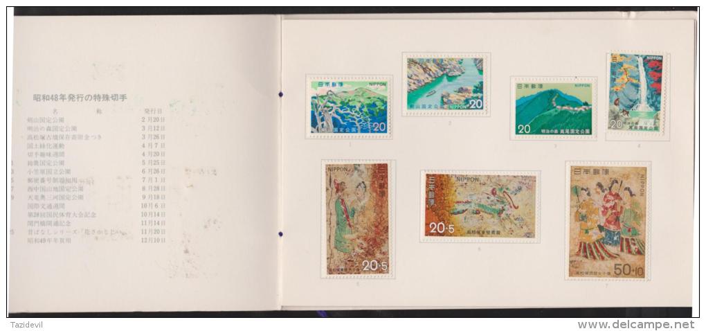 JAPAN - 1973 Postage Stamps In Special Folder. Mint Hinged * - Collections, Lots & Séries