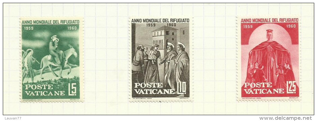 Vatican N°293 à 298 Neufs Avec Charnière* Cote 6.50 Euros - Neufs