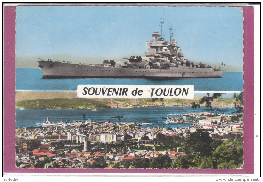 83.- SOUVENIR DE TOULON .- Le Jean Bart - Toulon