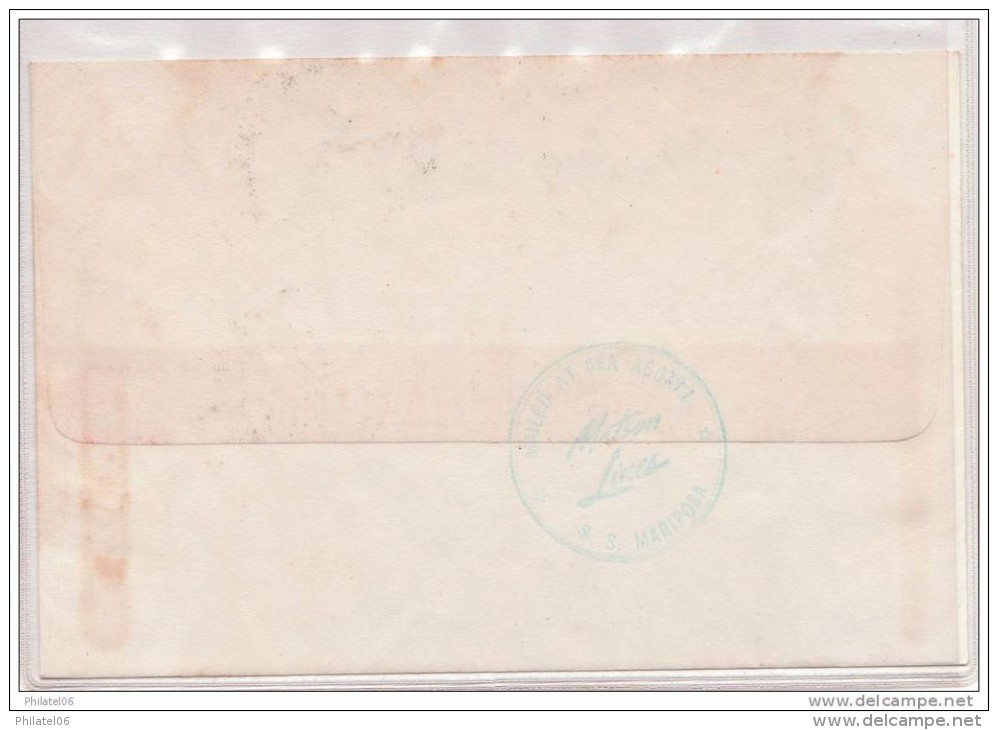 TONGA TIN CAN MAIL  TRES JOLIE LETTRE1962 - Tonga (...-1970)