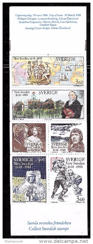 Sweden Scott 1677a Booklet Mint NH  New Sweden CV 8.00 - 1981-..