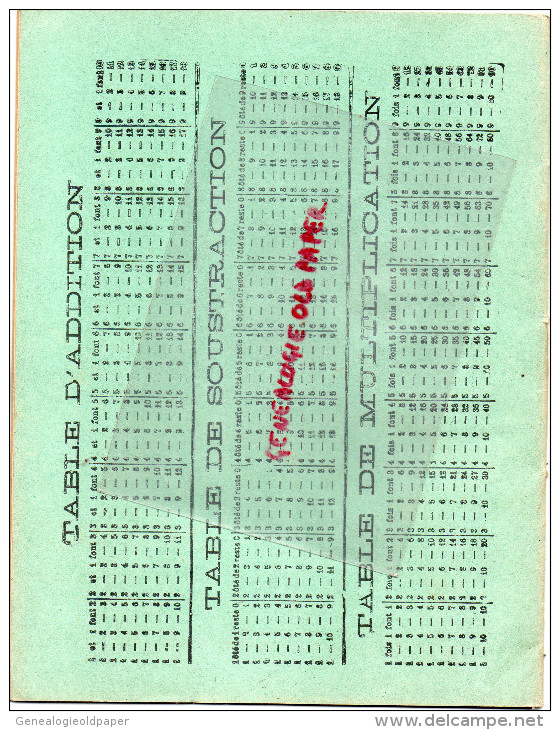 03 - MONTLUCON - 1932- CAHIER ECOLE COMMUNALE VILLE DE MONTLUCON- ACADEMIE DE CLERMONT- - Andere & Zonder Classificatie