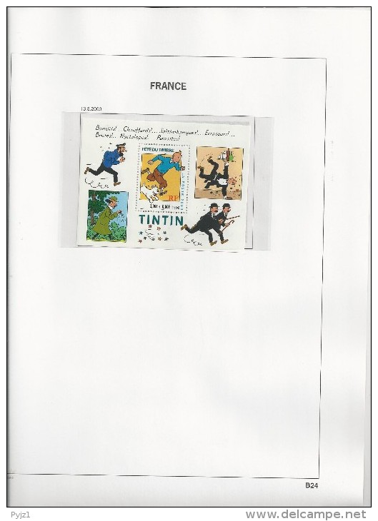 2000 MNH France année complète, year collection , (14 scans), postfris**