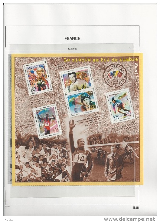 2000 MNH France année complète, year collection , (14 scans), postfris**