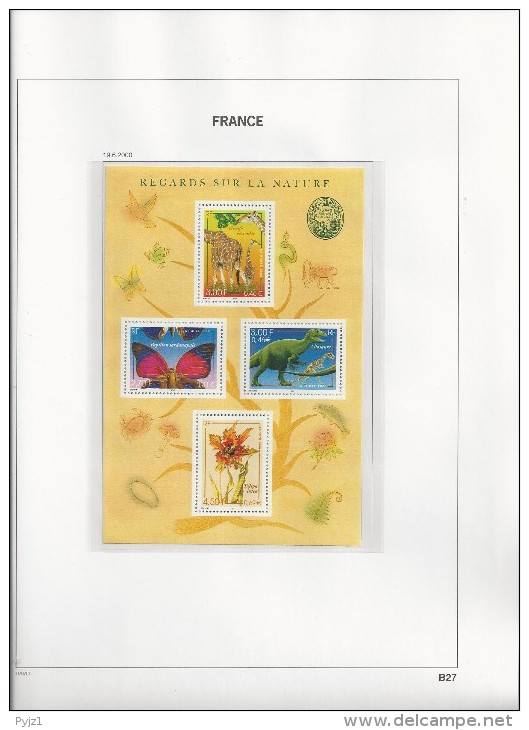 2000 MNH France année complète, year collection , (14 scans), postfris**