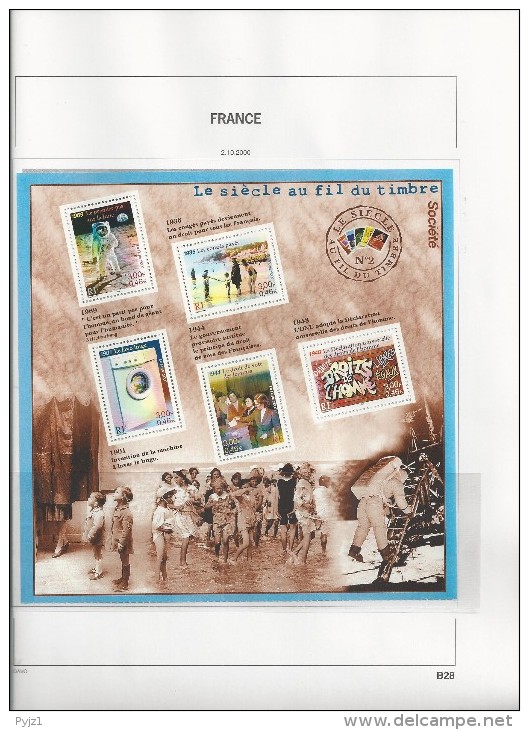 2000 MNH France année complète, year collection , (14 scans), postfris**