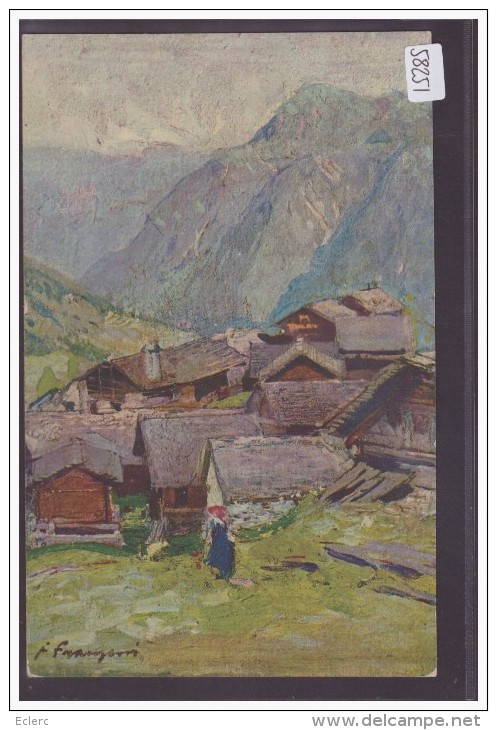 BOSCO VALLE MAGGIA - CARTE PRO JUVENTUTE PAR FRANZONI - TB ( TIMBRE DECOLLE AUM DOS ) - Maggia