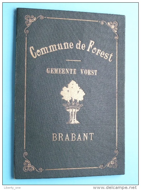 TROUWBOEK Van GOMPEL Albert 9 Oct 1878 Ukkel / DESTREBECQ Cornélie 2 Aug 1881 Vorst ( Zie Foto´s ) !! - Non Classés