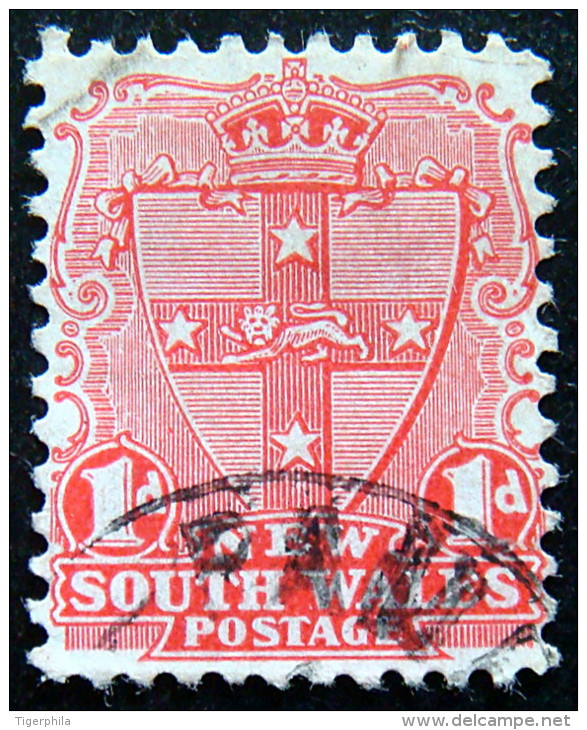 NEW SOUTH WALES 1897 1d Seal USED - Oblitérés