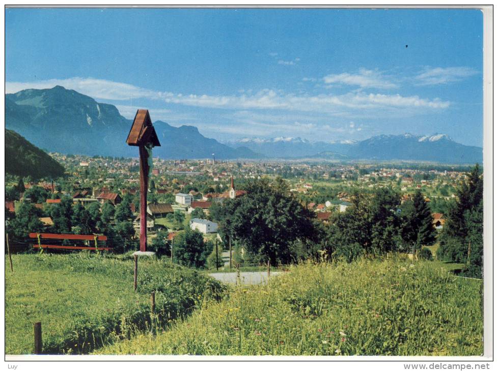 DORNBIRN Gartenstadt - Panorama M. Blick Gegen Schweizerberge - Dornbirn