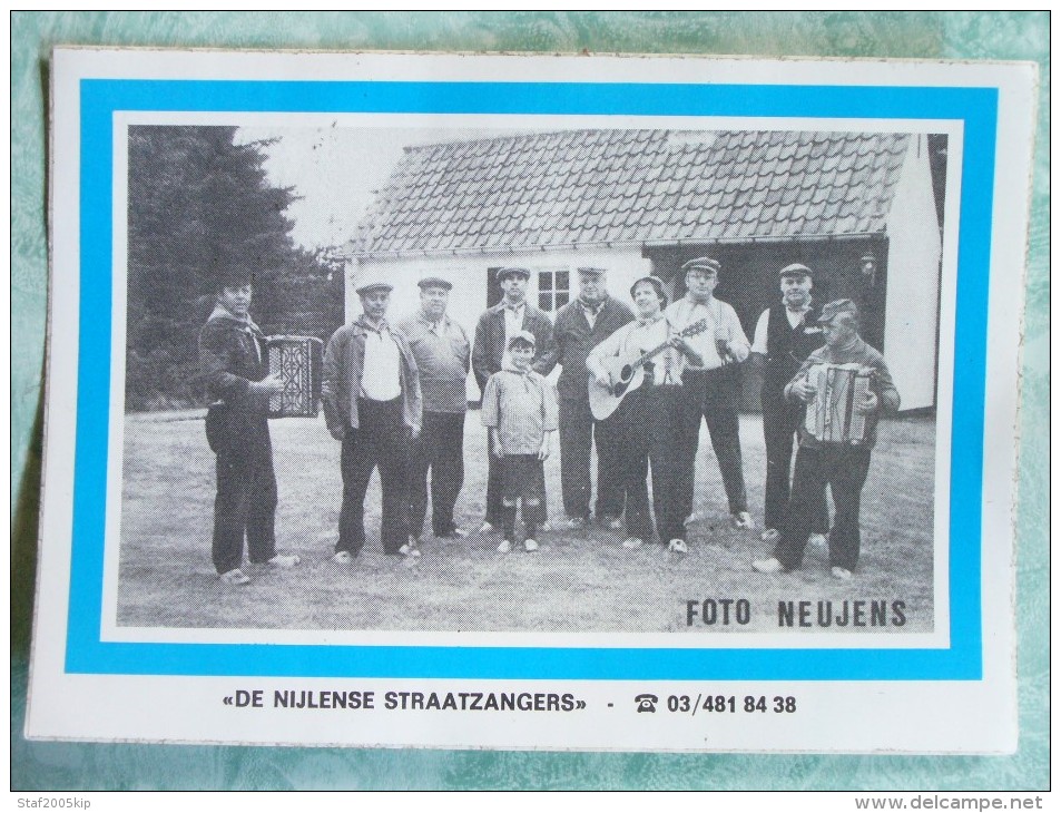 DE NIJLENSE STRAATZANGERS - Foto NEUJENS - Sticker Nijlen - Nijlen