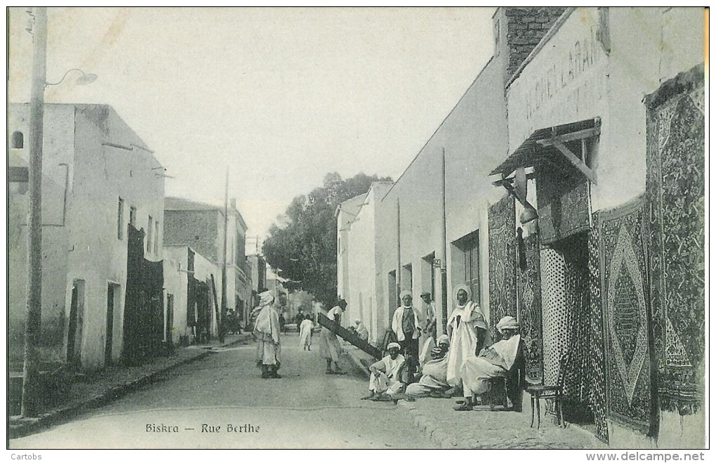 Algérie BISKRA  Rue Berthe - Biskra