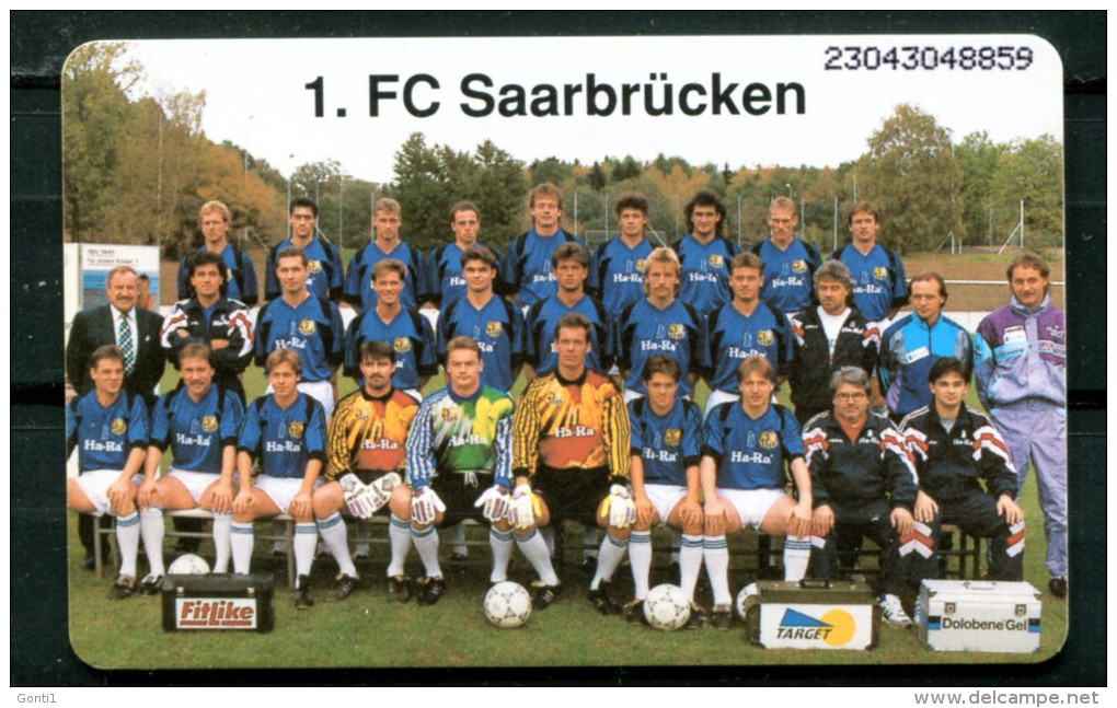 Germany,Allemagne 1993 Telefonkarte,Phone Card Fußball "!.FC Saarbrücken,Fußball " 1TC Used,Restguthaben - Sport