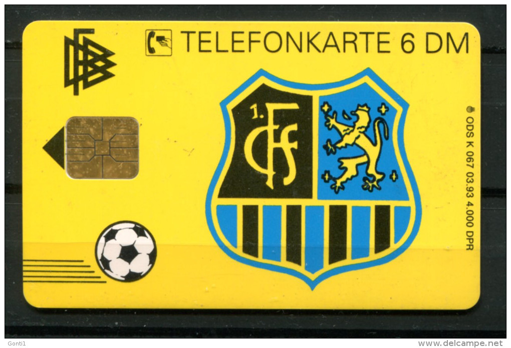 Germany,Allemagne 1993 Telefonkarte,Phone Card Fußball "!.FC Saarbrücken,Fußball " 1TC Used,Restguthaben - Sport