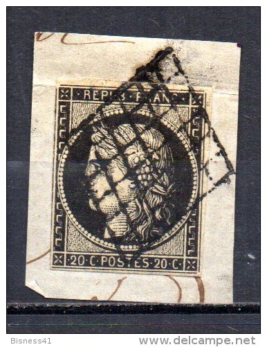 5/ France  : N° 3 Oblitéré  , Cote : 60,00 € , Disperse Belle Collection ! - 1849-1850 Cérès