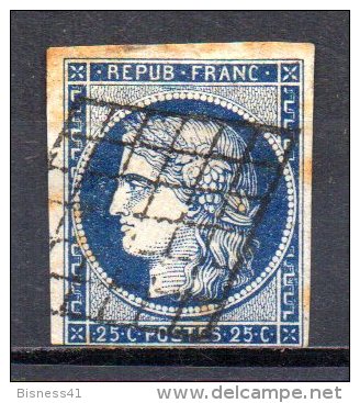 5/ France  : N° 4 Oblitéré  , Cote : 60,00 € , Disperse Belle Collection ! - 1849-1850 Ceres