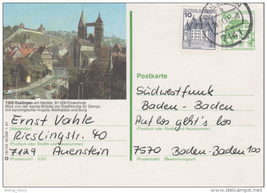 Esslingen Am Neckar - Bildpostkarte 1 - Esslingen