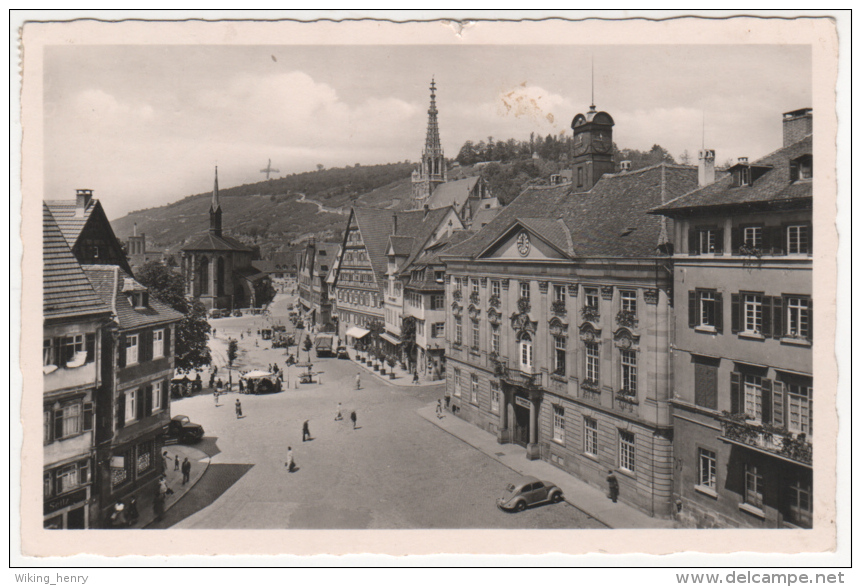 Esslingen Am Neckar - S/w Rathaus Frauenkirche Paulskirche - Esslingen