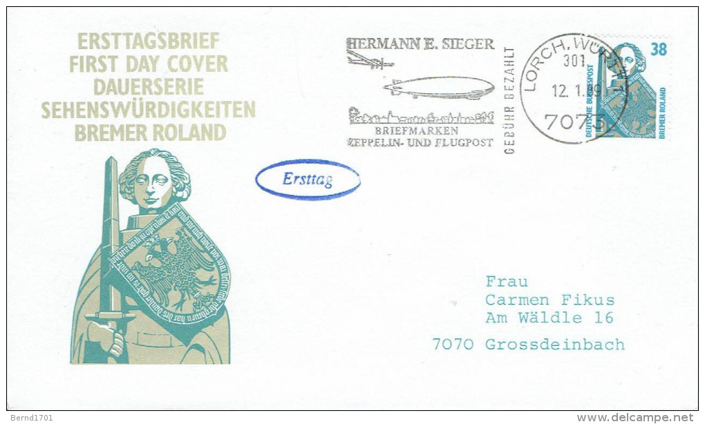 Germany - Mi-Nr 1400 FDC (a565)- - 1981-1990
