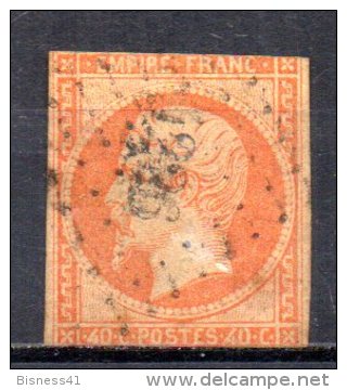 5/ France  : N° 16 Oblitéré  , Cote : 20,00 € , Disperse Belle Collection ! - 1853-1860 Napoléon III