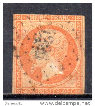 5/ France  : N° 16 Oblitéré  , Cote : 20,00 € , Disperse Belle Collection ! - 1853-1860 Napoleon III