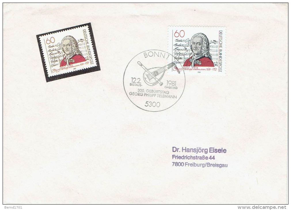 Germany - Mi-Nr 1085 FDC (a570)- - 1981-1990