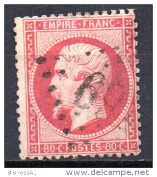 5/ France  : N° 24a Oblitéré  , Cote : 90,00 € , Disperse Belle Collection ! - 1862 Napoleone III