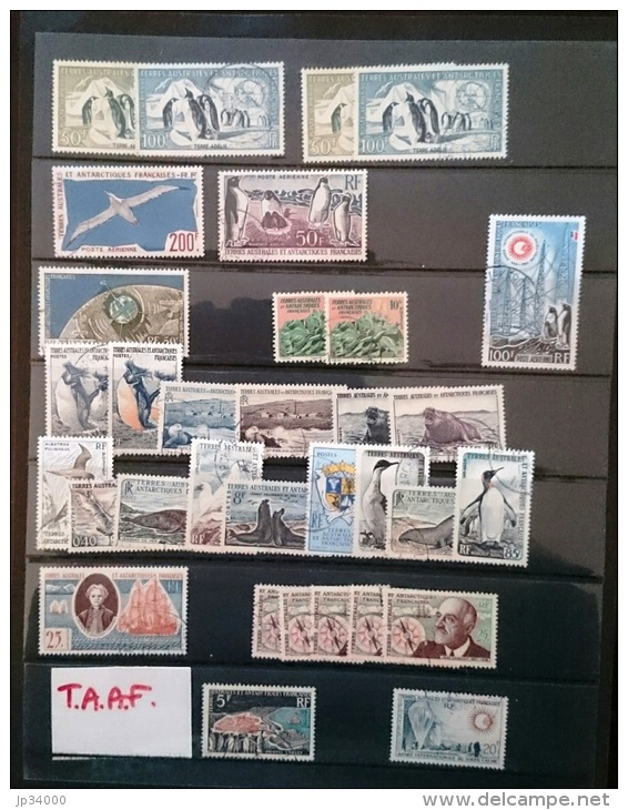 TAAF (terres Australes Antartiques Françaises)  Bon Petit Lot De Timbres, Oblitérés. Cote + De 900 Euros - Collezioni & Lotti