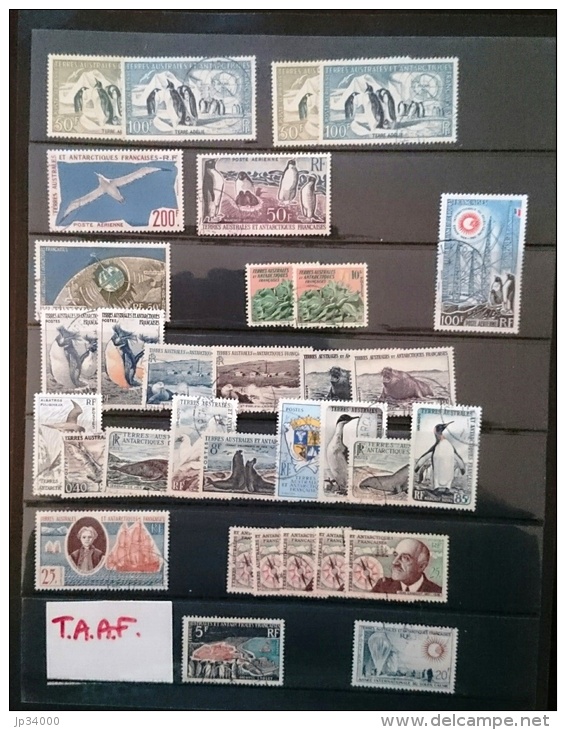 TAAF (terres Australes Antartiques Françaises)  Bon Petit Lot De Timbres, Oblitérés. Cote + De 900 Euros - Colecciones & Series