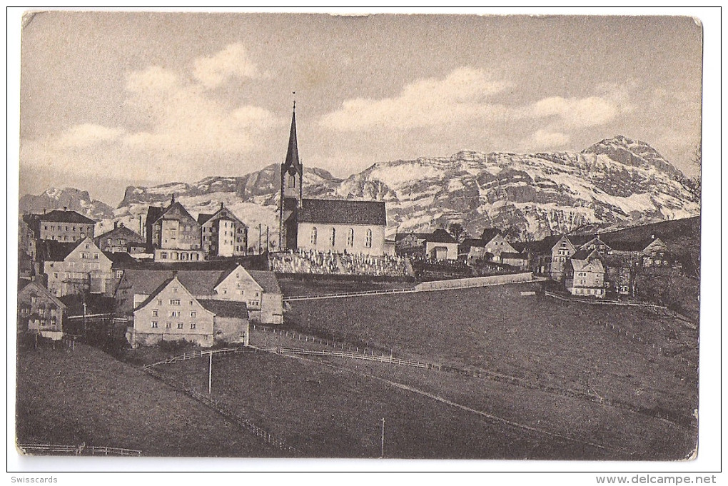 SCHWELLBRUNN: Teilansicht Mit Säntis 1915 - Schwellbrunn