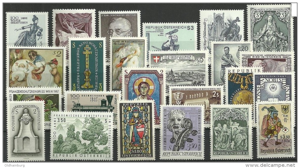 1362a: Österreich- Jahrgänge 1964- 1973 Feinst ** Postfrisch Komplett - Collections