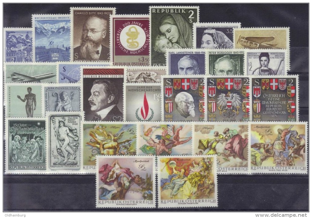 1362a: Österreich- Jahrgänge 1964- 1973 Feinst ** Postfrisch Komplett - Collections