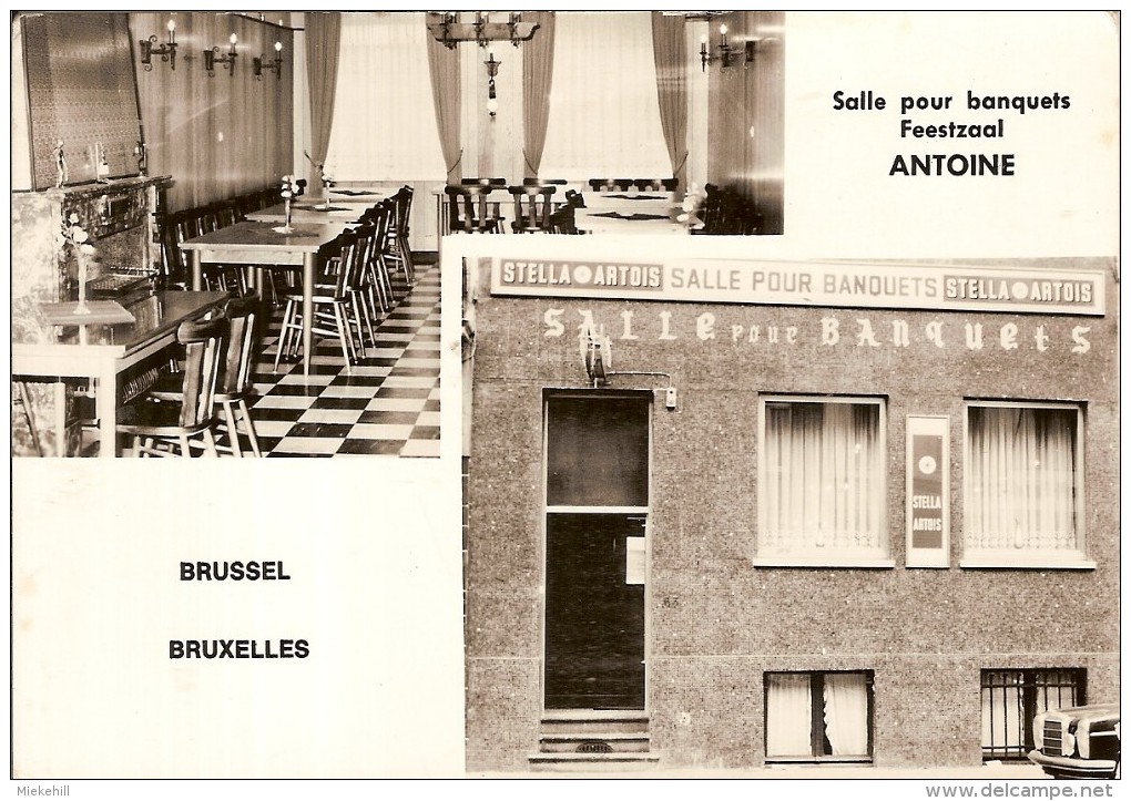 ANDERLECHT-CHAUSSEE DE MONS-SALLE ANTOINE-publicité Bière Stella Artois - Anderlecht