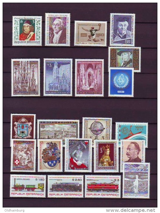 1362b: Österreich- Jahrgänge 1964- 1978 feinst ** postfrisch komplett